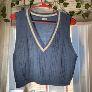 Sweater tank top